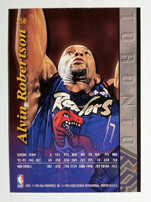 1995-96 Ultra #250 Alvin Robertson EXP
