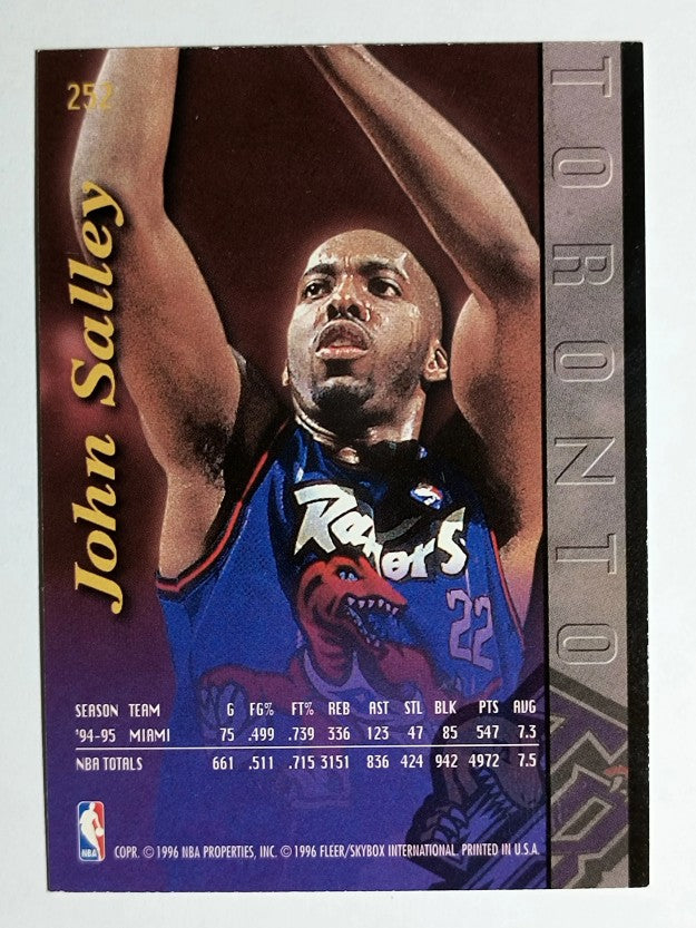 1995-96 Ultra #252 John Salley EXP
