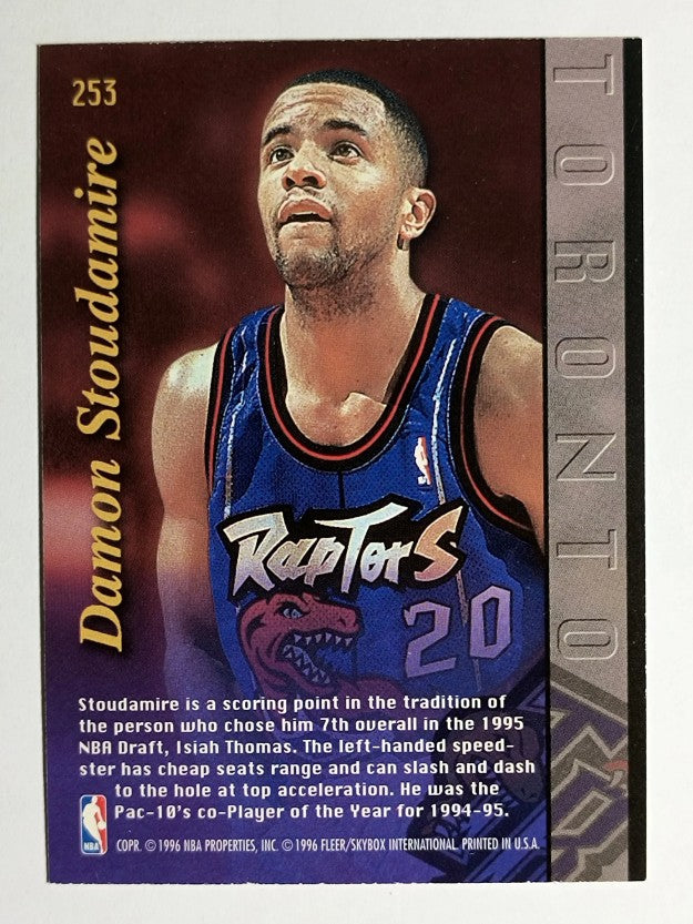1995-96 Ultra #253 Damon Stoudamire EXP
