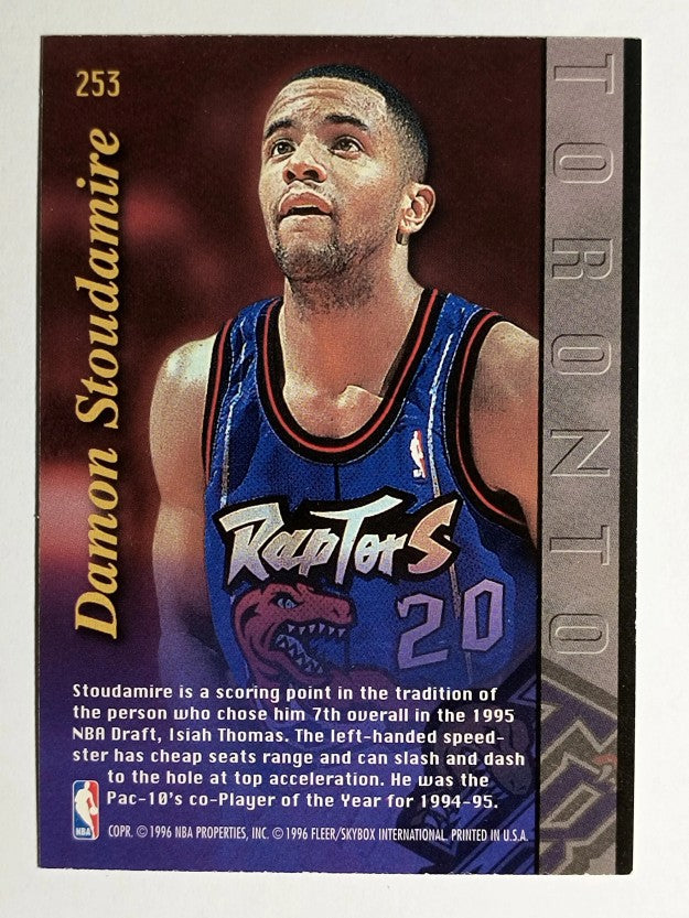 1995-96 Ultra #253 Damon Stoudamire EXP