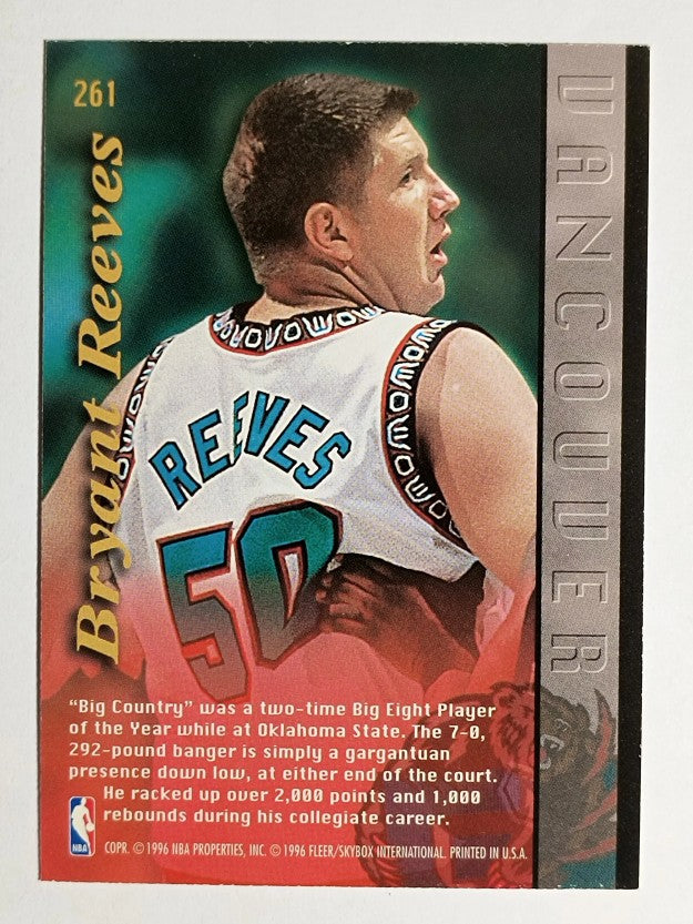 1995-96 Ultra #261 Bryant Reeves EXP