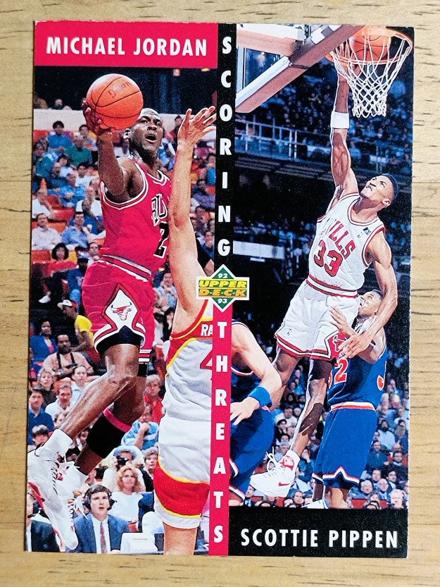 1992-93 Upper Deck #62 Michael Jordan ST/Scottie Pippen