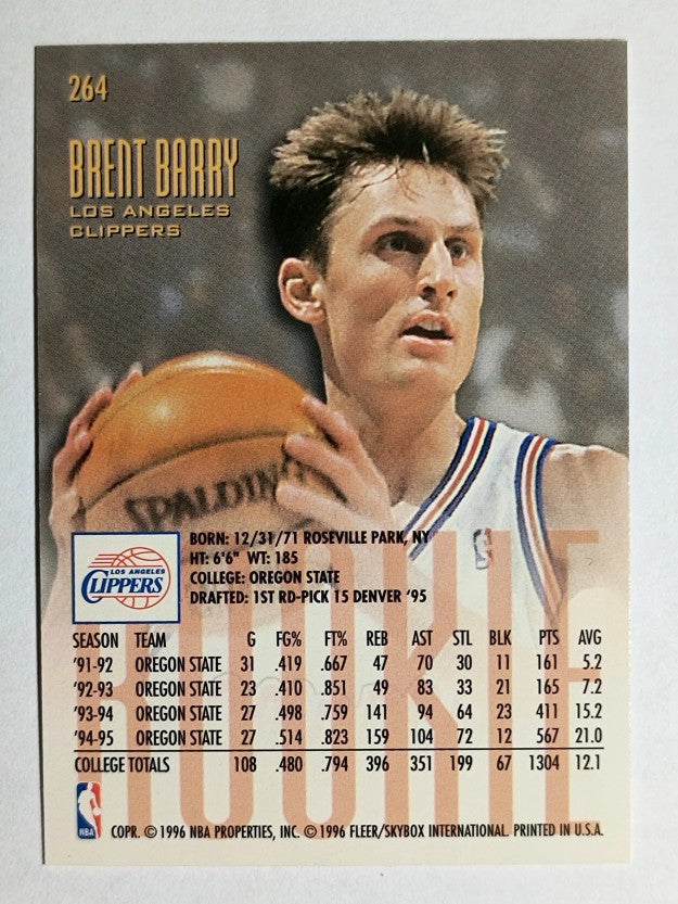 1995-96 Ultra #264 Brent Barry RC