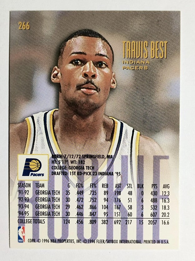 1995-96 Ultra #266 Travis Best RC