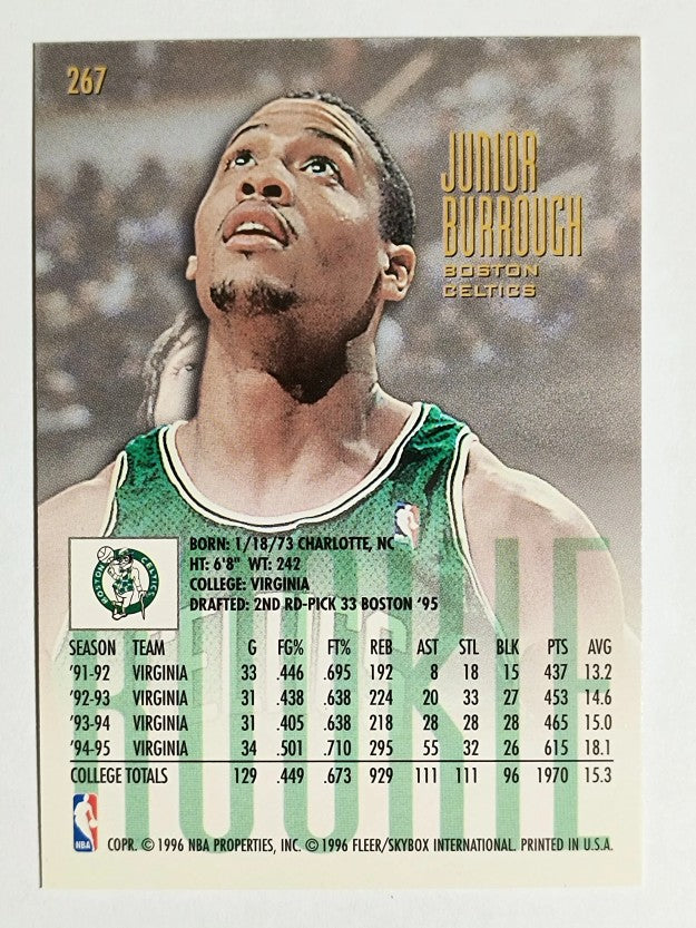 1995-96 Ultra #267 Junior Burrough RC