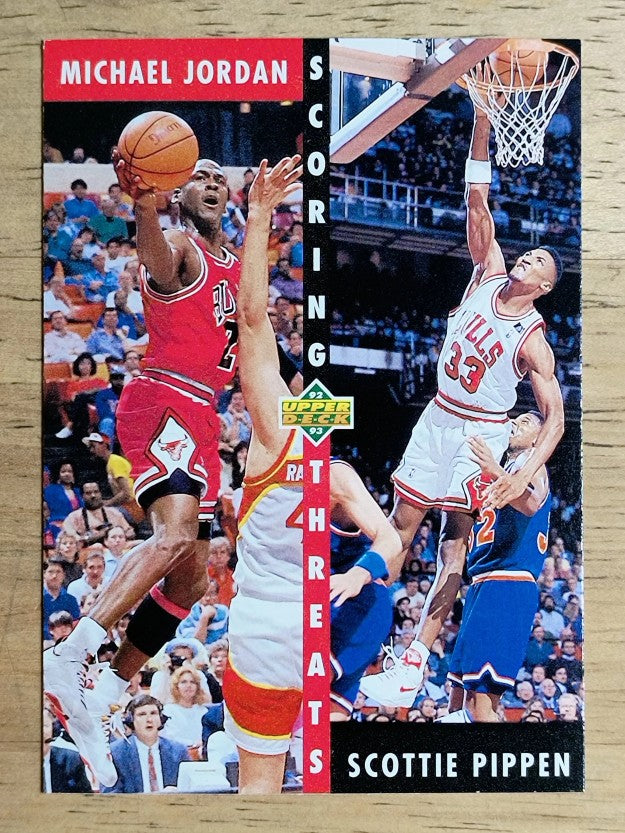1992-93 Upper Deck #62 Michael Jordan ST/Scottie Pippen