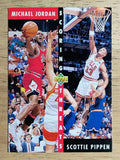 1992-93 Upper Deck #62 Michael Jordan ST/Scottie Pippen