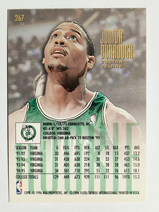 1995-96 Ultra #267 Junior Burrough RC