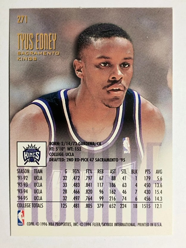 1995-96 Ultra #271 Tyus Edney RC
