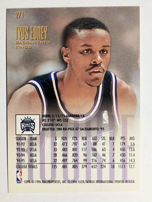 1995-96 Ultra #271 Tyus Edney RC