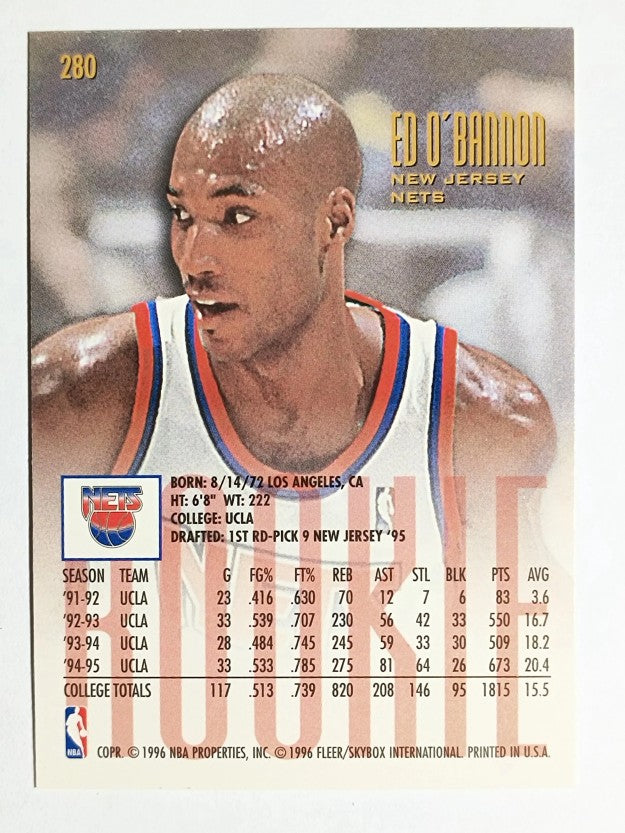 1995-96 Ultra #280 Ed O'Bannon RC