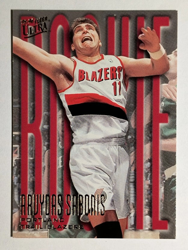 1995-96 Ultra #287 Arvydas Sabonis RC