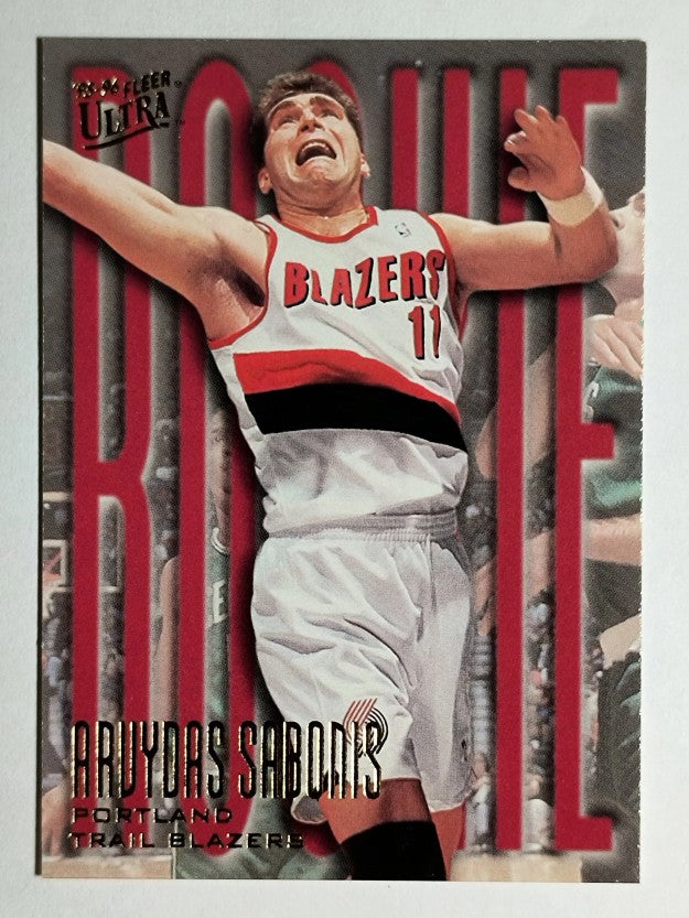 1995-96 Ultra #287 Arvydas Sabonis RC