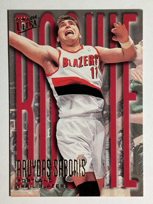 1995-96 Ultra #287 Arvydas Sabonis RC (NM)