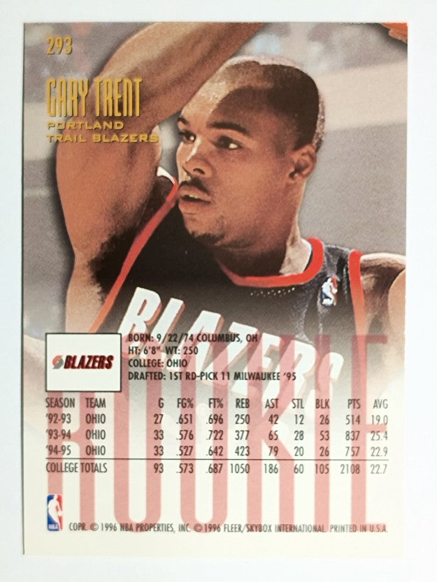 1995-96 Ultra #293 Gary Trent RC