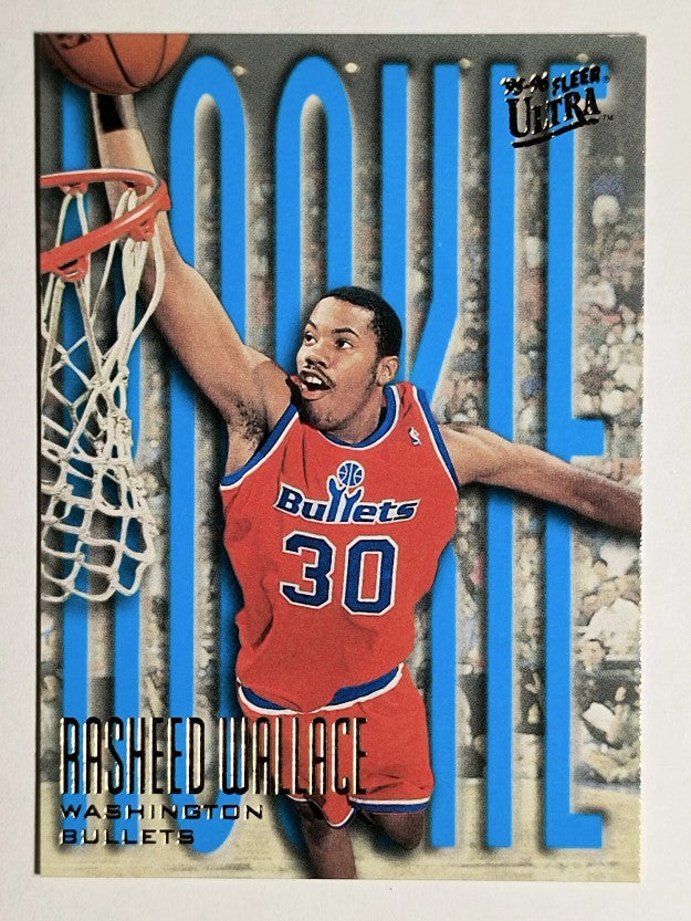 1995-96 Ultra #295 Rasheed Wallace RC (NM)