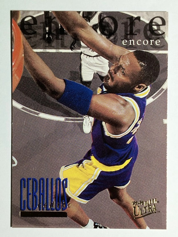 1995-96 Ultra #304 Cedric Ceballos ENC
