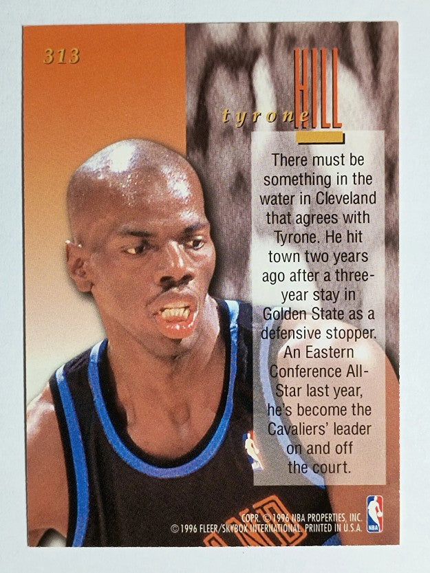 1995-96 Ultra #313 Tyrone Hill ENC