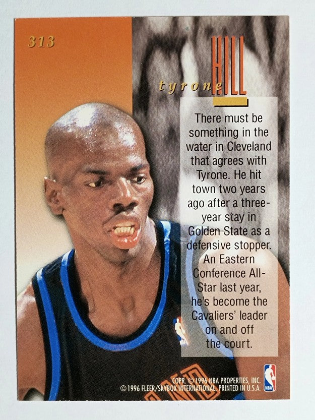 1995-96 Ultra #313 Tyrone Hill ENC
