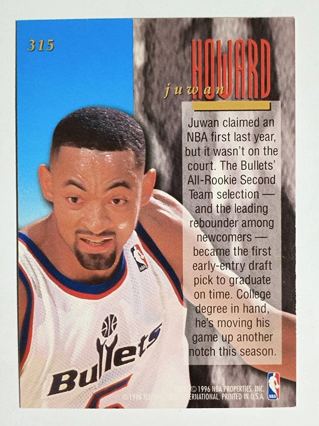 1995-96 Ultra #315 Juwan Howard ENC