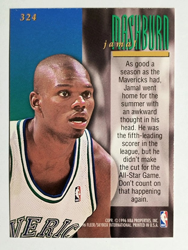 1995-96 Ultra #324 Jamal Mashburn ENC