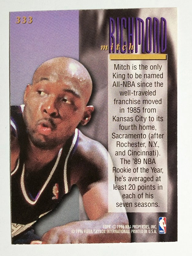 1995-96 Ultra #333 Mitch Richmond ENC