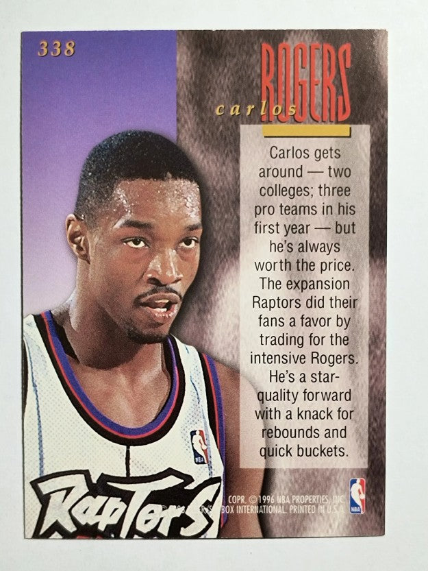 1995-96 Ultra #338 Carlos Rogers ENC