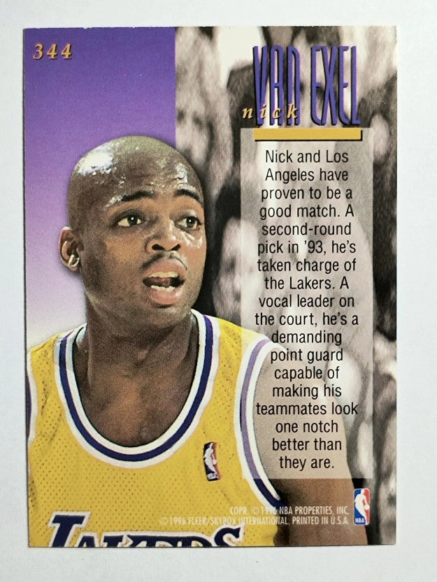 1995-96 Ultra #344 Nick Van Exel ENC