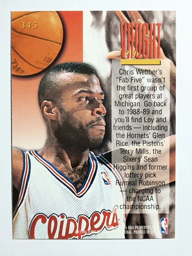 1995-96 Ultra #345 Loy Vaught ENC