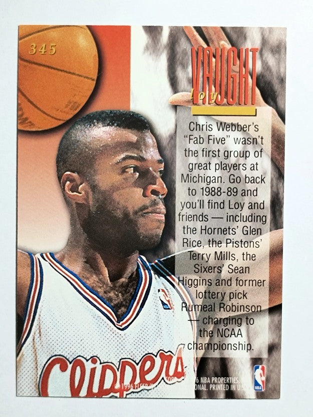 1995-96 Ultra #345 Loy Vaught ENC