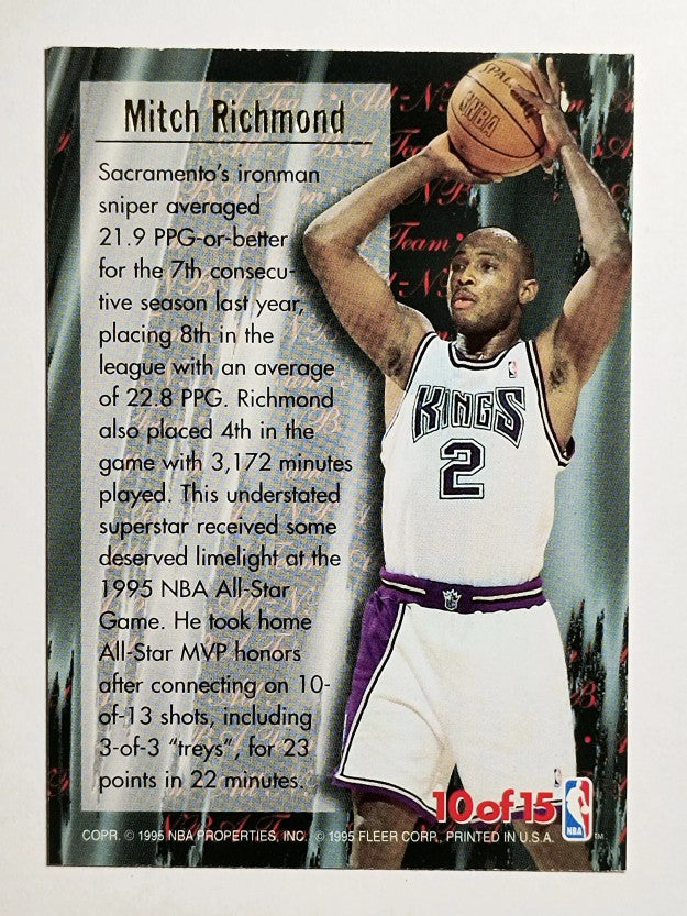 1995-96 Ultra All-NBA #10 Mitch Richmond