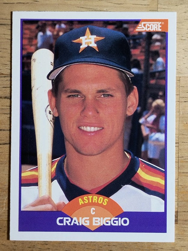 1989 Score #237 Craig Biggio RC