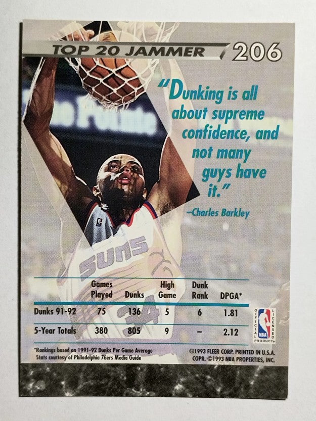 1992-93 Ultra #206 Charles Barkley JS