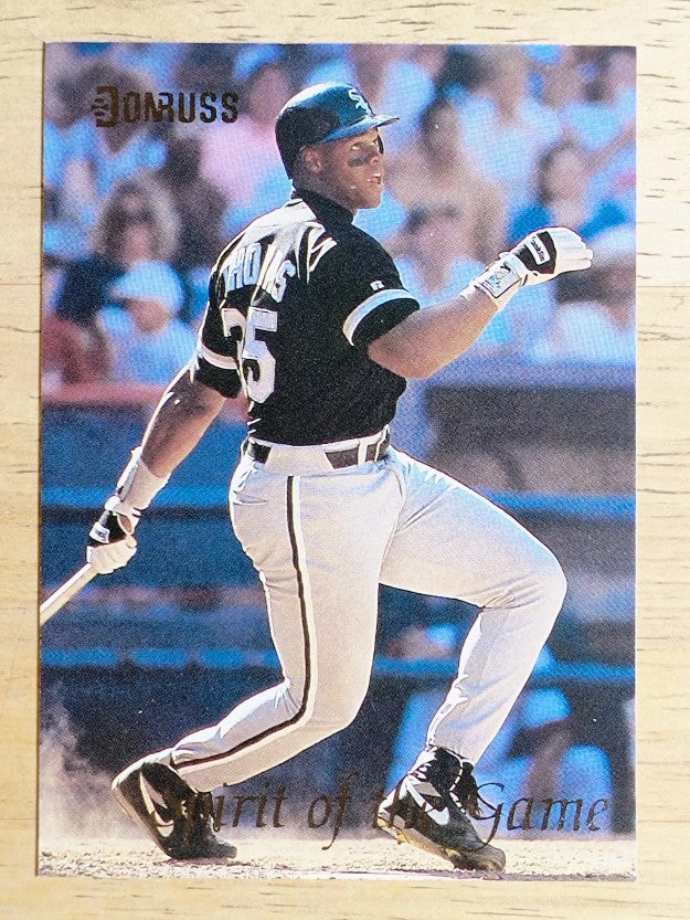 1993 Donruss Spirit of the Game #SG18 Frank Thomas