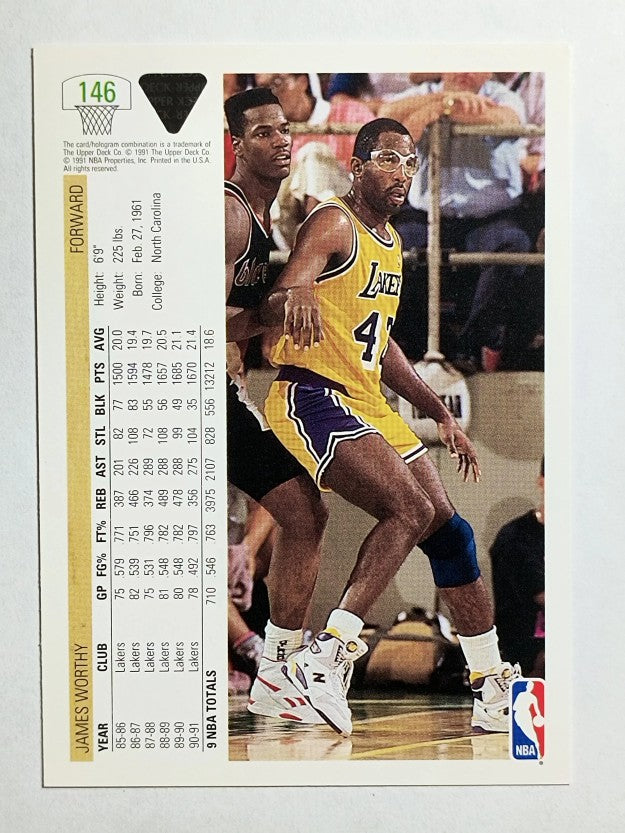 1991-92 Upper Deck #146 James Worthy