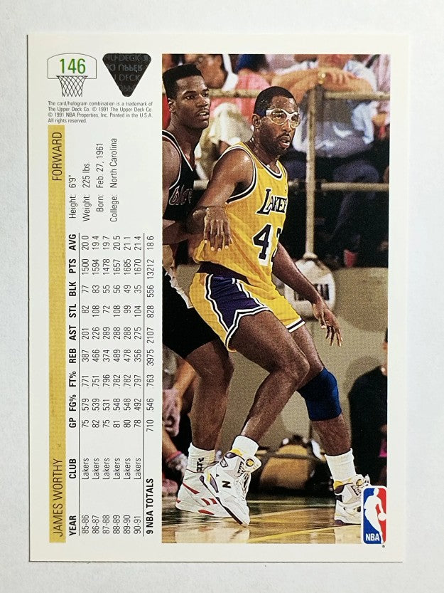 1991-92 Upper Deck #146 James Worthy