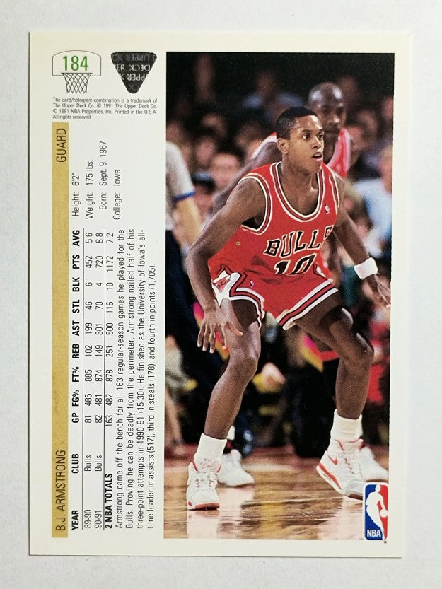 1991-92 Upper Deck #184 B.J. Armstrong