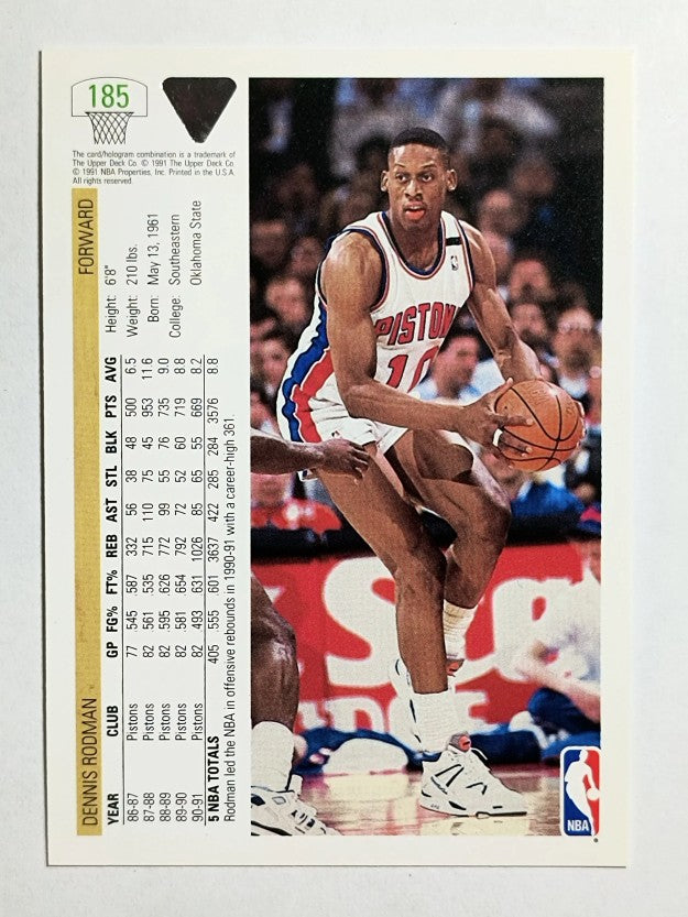 1991-92 Upper Deck #185 Dennis Rodman