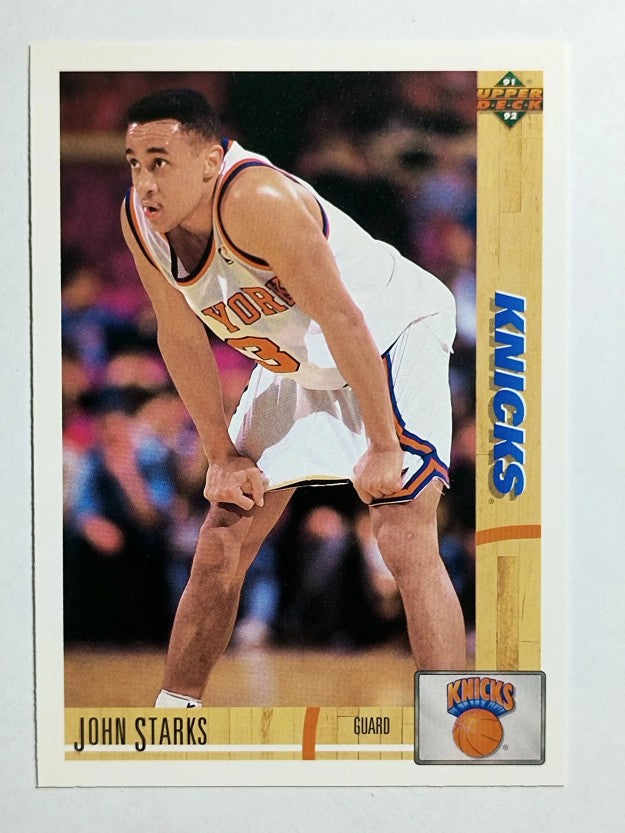 1991-92 Upper Deck #219 John Starks RC