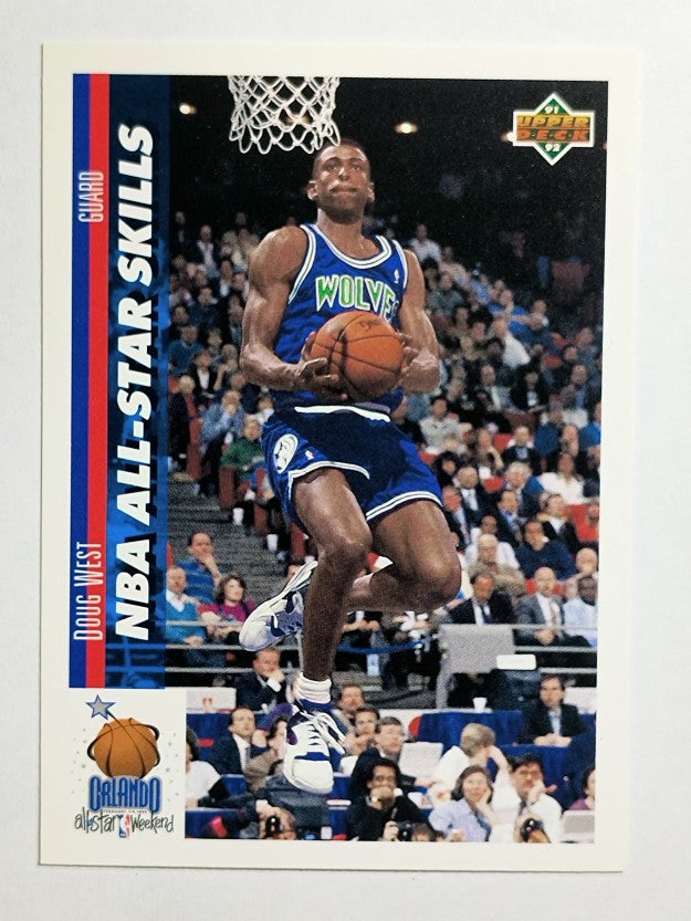 1991-92 Upper Deck #483 Doug West SD