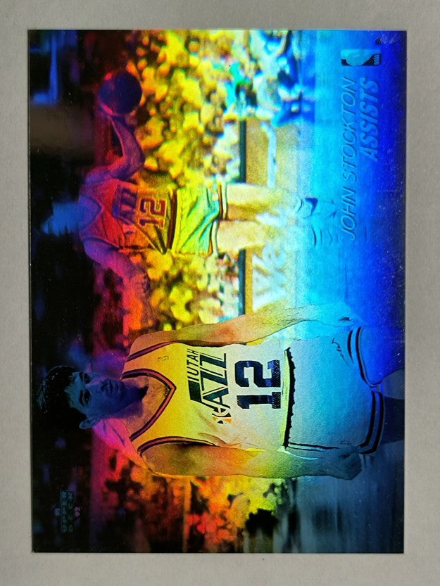 1991-92 Upper Deck Award Winner Holograms #AW3 John Stockton/Assists Leader