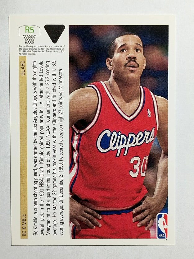 1991-92 Upper Deck Rookie Standouts #R5 Bo Kimble