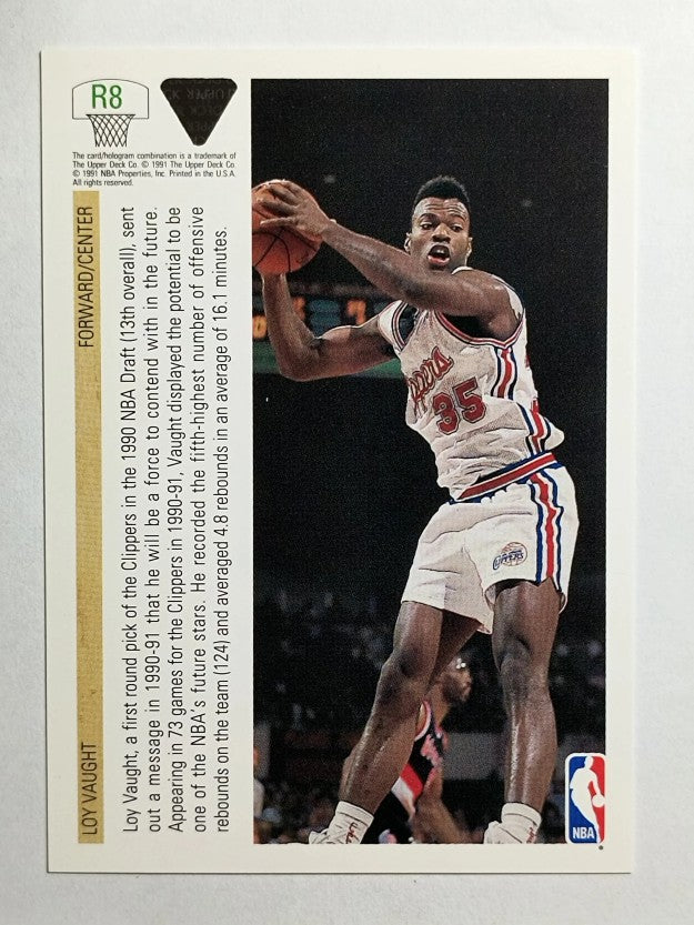 1991-92 Upper Deck Rookie Standouts #R8 Loy Vaught