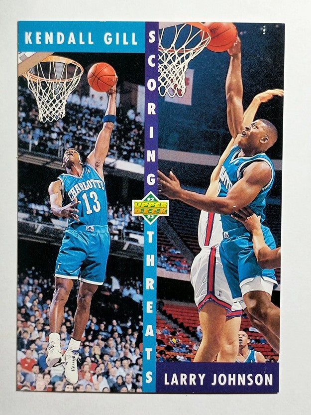 1992-93 Upper Deck #63 Kendall Gill ST/Larry Johnson