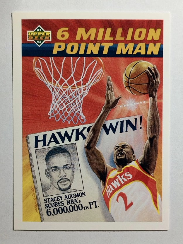 1992-93 Upper Deck #68 Stacey Augmon/Six Million Point Man
