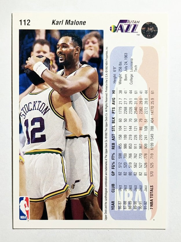 1992-93 Upper Deck #112 Karl Malone
