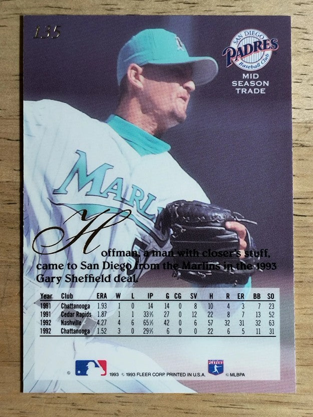 1993 Flair #135 Trevor Hoffman