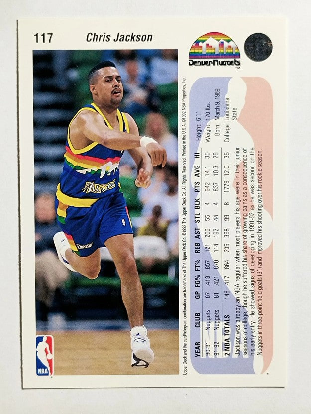 1992-93 Upper Deck #117 Chris Jackson