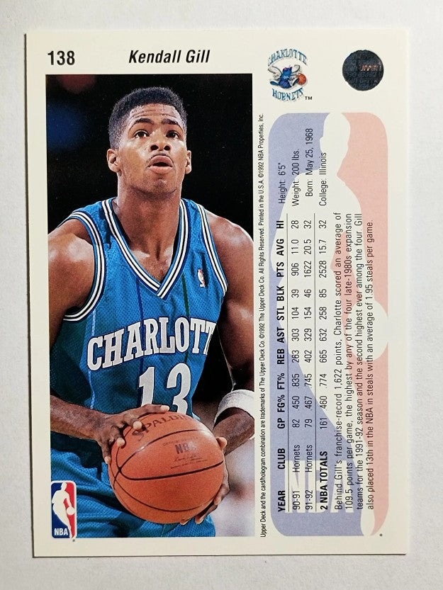 1992-93 Upper Deck #138 Kendall Gill