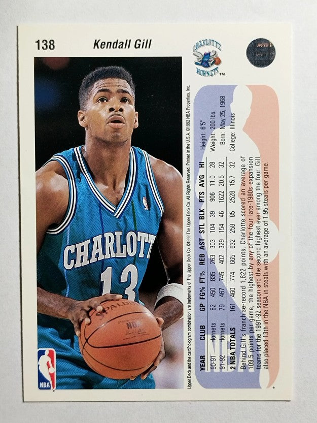 1992-93 Upper Deck #138 Kendall Gill